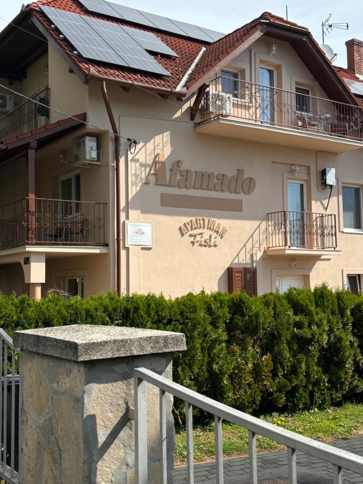Afamado Apartman Fisli Hévíz Exterior foto
