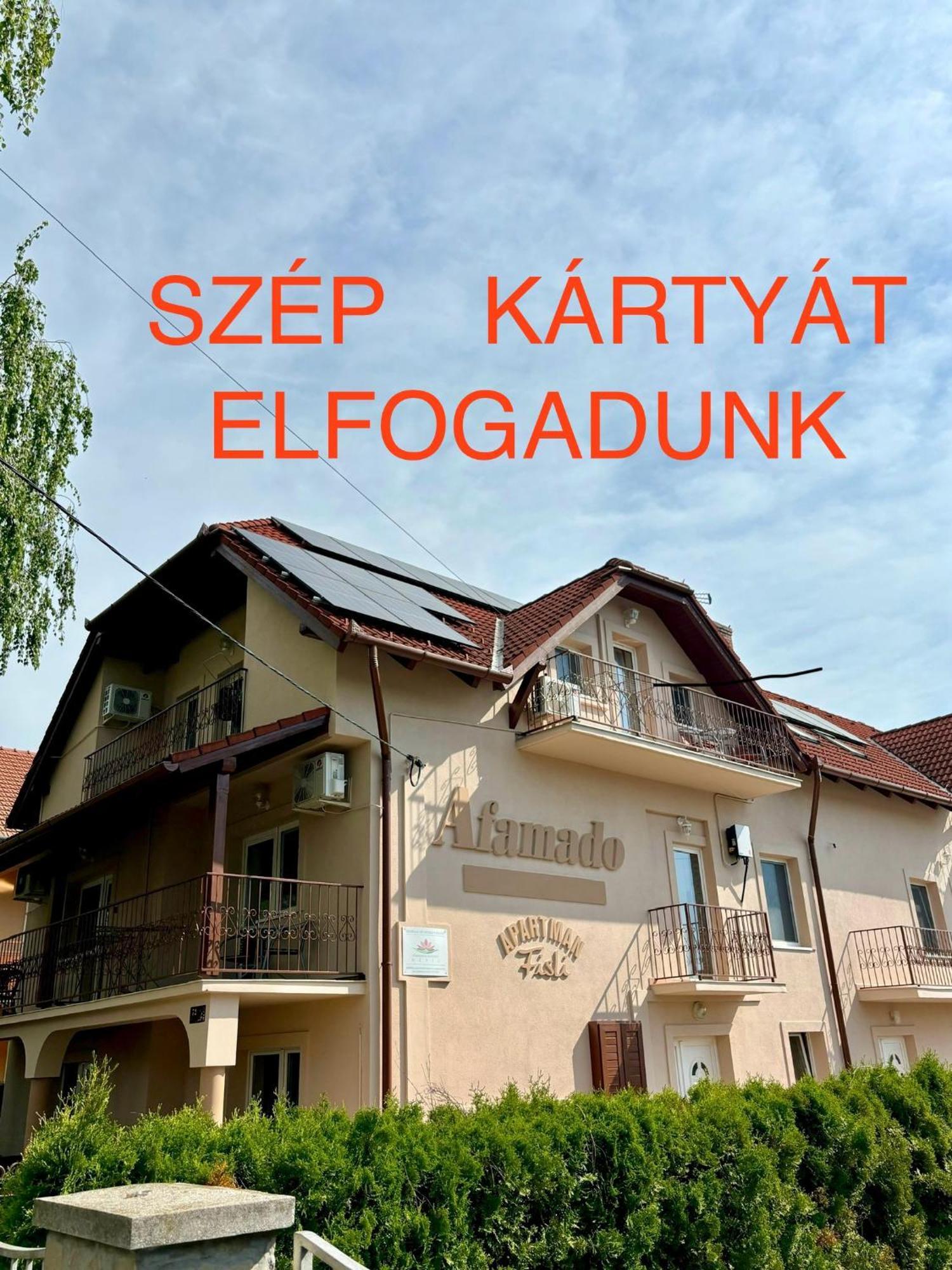 Afamado Apartman Fisli Hévíz Exterior foto